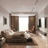 PN09 - Phòng Ngủ Màu Ghi Nhạt Kết Hợp Vân Gỗ Hiện Đại Sang Trọng