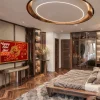 PN10 - Phòng Ngủ Gỗ Óc Chó Luxury Cao Cấp Sang Trọng Đẳng Cấp