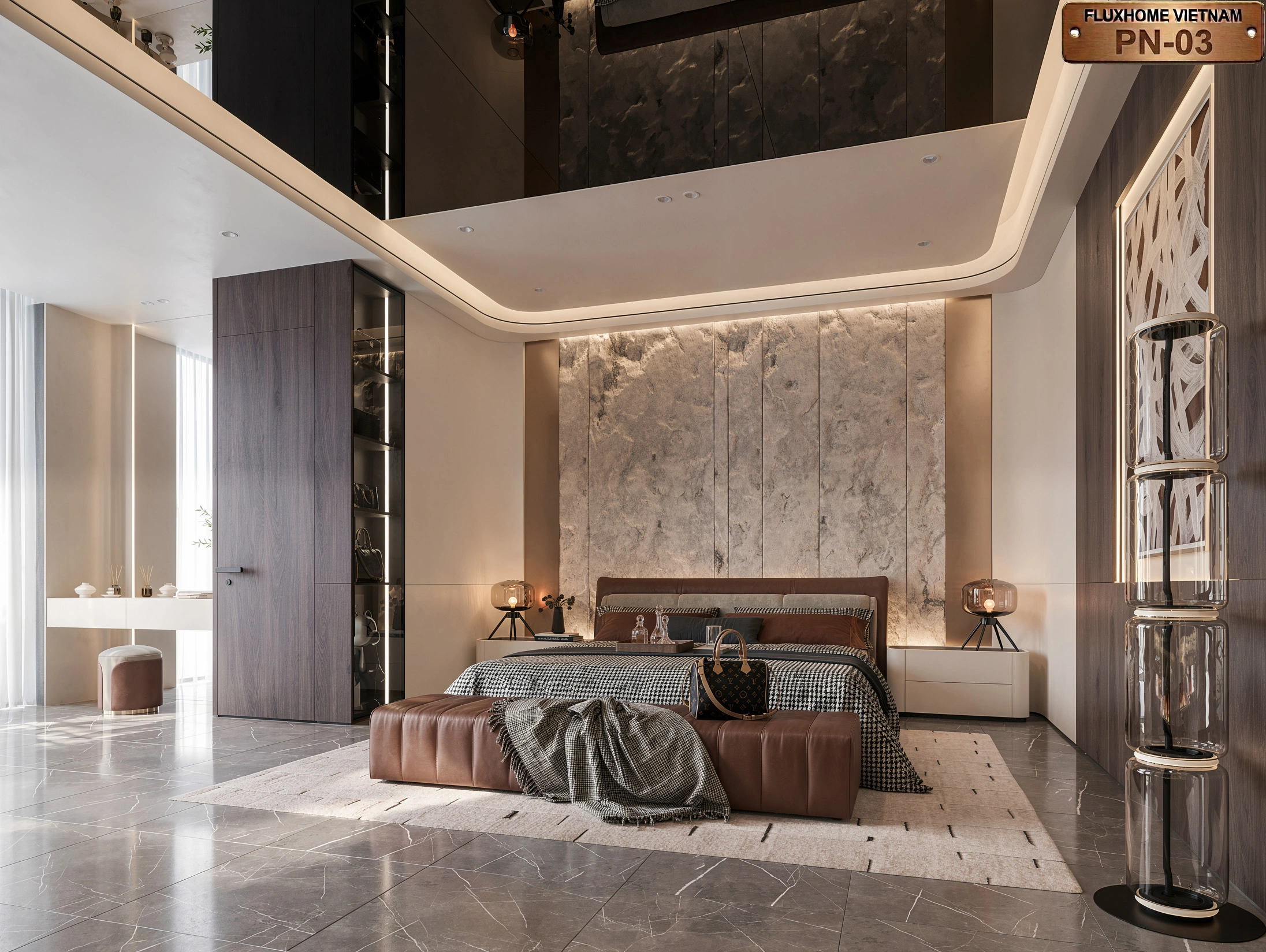 Nội thất phòng ngủ cao cấp Fluxhome Việt Nam